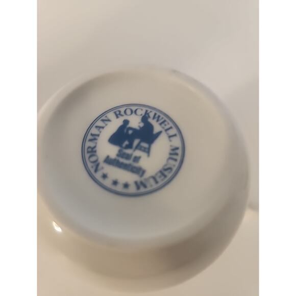 Vintage 1980's Norman Rockwell Museum Collector Coffee Mugs Tea Cup - Picture 4 of 8